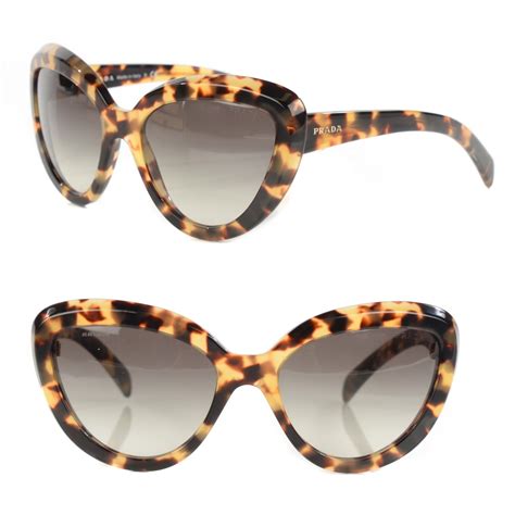 Prada cat eye tortoiseshell sunglasses